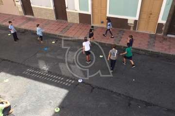 Los chiquillos, protagonistas del segundo día de las fiestas de San Gregorio El Chico 2018 (Foto TA)